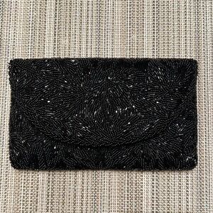 NEW Wilboro beaded evening bag. Black. 
Sz 8" x 4.5". NWOT.